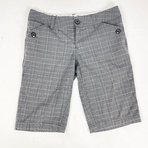 3/$25 Womens Element Long Bermuda Shorts Gray 5